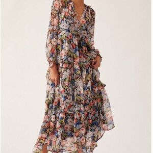 Anthropologie Marais dress floral Multicolor